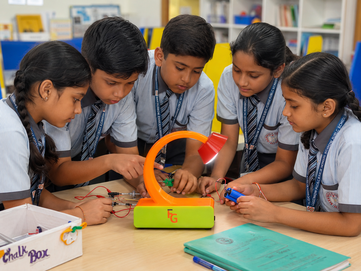 Hands-on electronics circuits and sensors training session for school teachers