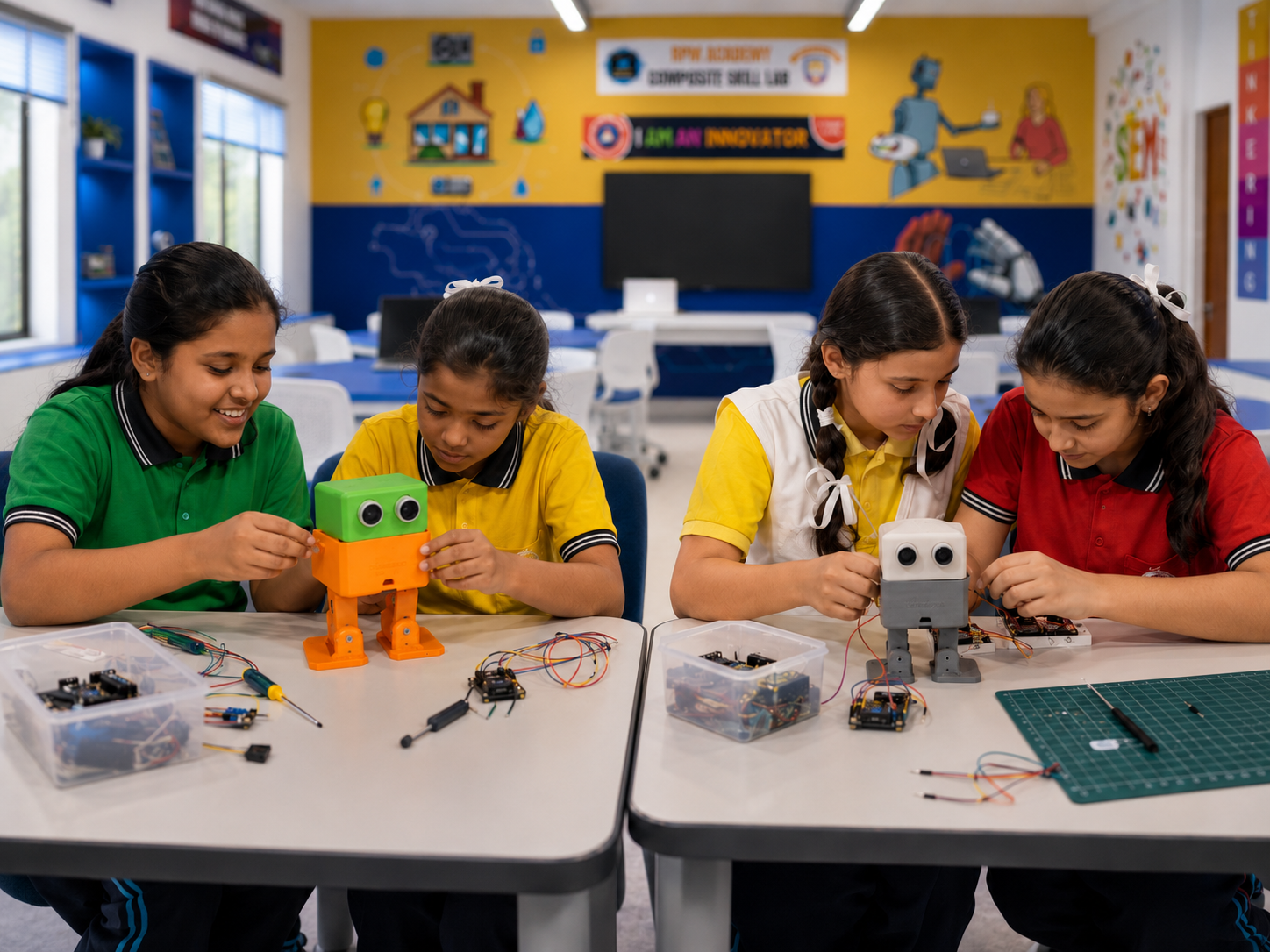Students working in Composite Skill Lab — Future Gurukuls